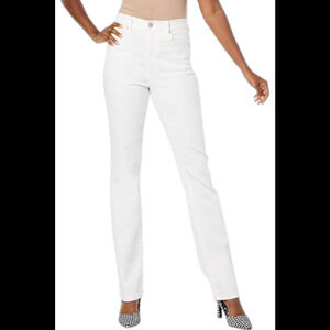 DG2 by Diane Gilman Women's Stretch Bootcut 5 Pocket Jean White - Regular